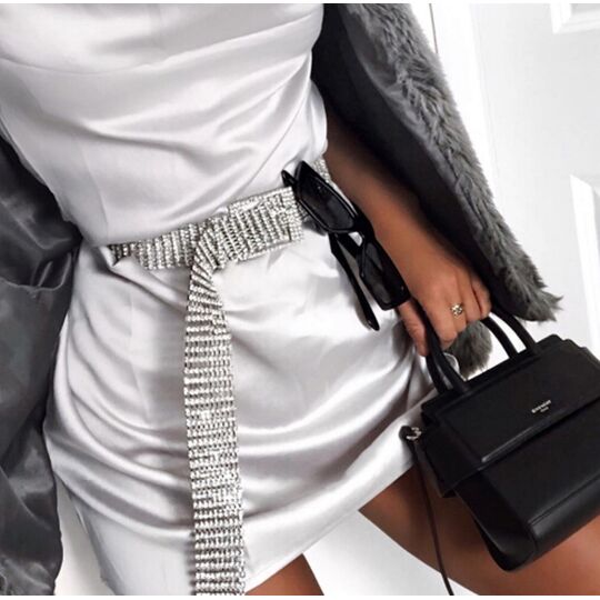 Женский ремень WANGSCANIS, с камнями П0860