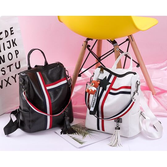 Жіночий рюкзак LISM, білий П0862