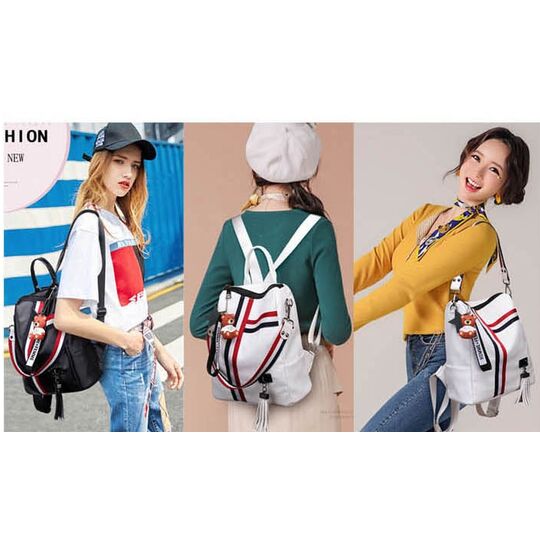 Жіночий рюкзак LISM, білий П0862