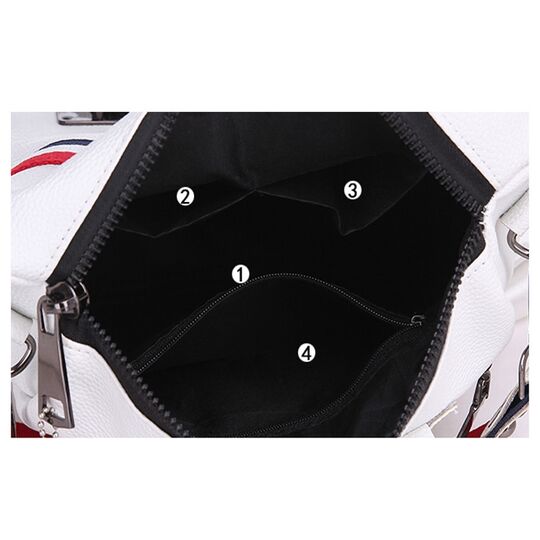 Жіночий рюкзак LISM, білий П0862