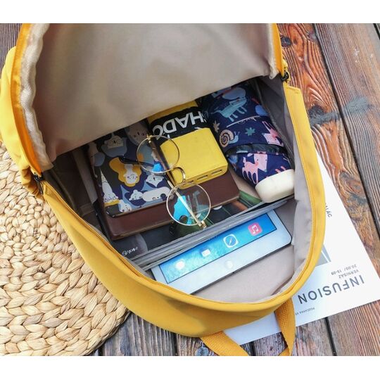 Женский рюкзак, желтый П0865