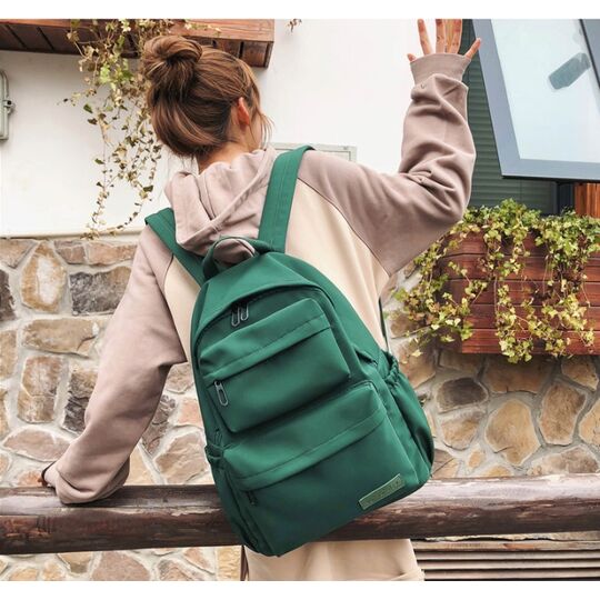 Женский рюкзак, зеленый П0866