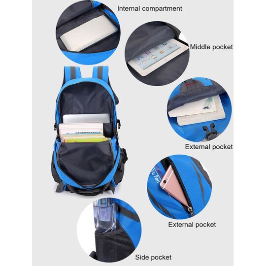 Рюкзак туристичний TakeCharm, зелений П0870